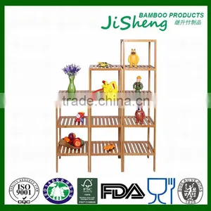 Multi-function Bamboo Kitchen Storage Rack for Office, Kitchen and Living Room thumbnail-4