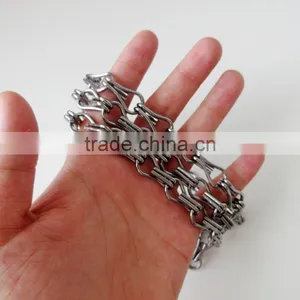 12mm Hard Anodized Silver Color Aluminum Hook Chain for Curtain thumbnail-2