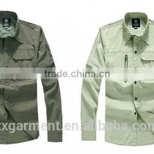 ZX Wholesale Fishing Shirts/Tournament Fishing Shirts/Vented Fishing Shirts/mens Long Sleeve Shirts In Custom Design thumbnail-1