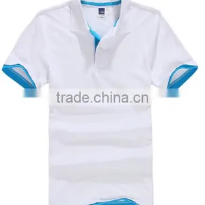 New 2016 Men Cotton Short Sleeve Sports Jerseys Polo Shirt thumbnail-6