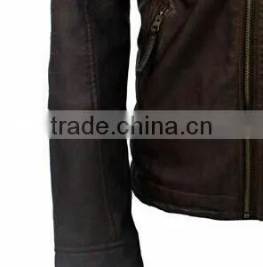ALIKE Men Jacket pu Jacket Garment Dye Jacket thumbnail-2