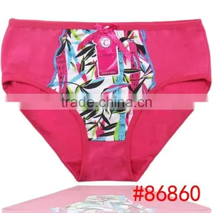 Sexy Mature Women Polyester Panty Fat Woman Panties thumbnail-1