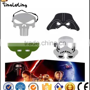 Superhero Mask White Army Elemental Eye Mask Halloween Children 's Day Gift thumbnail-1