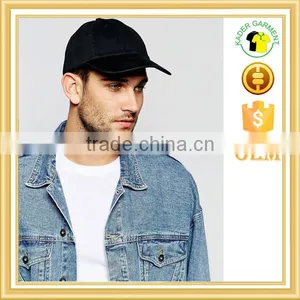 Wholesale Baseball Caps Plain Black Caps 100% Wool Snapback Caps thumbnail-1