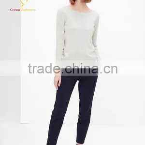 European Style Autumn Silk Cashmere Pullover Sale thumbnail-4
