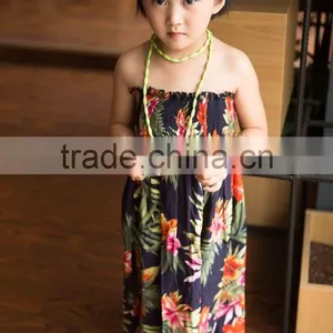 COOL KID ZONE 2016 Rayon Flower Soft Baby Dress off Shoulrder Fashion Girl Baby Dress thumbnail-6