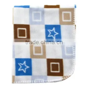Trade Assurance Printed Custom 100%cotton Velour Throw Baby Swaddle Blanket thumbnail-5