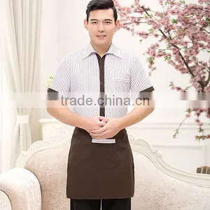 Custom Summer Korean Style Short Sleeve Waitress Uniforms for Western Restaurant Wholesale thumbnail-4