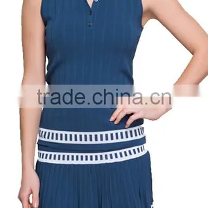 High Quality Hot Sale Sleeveless Cheap Netball Dress Tennis Dress for Girls thumbnail-3