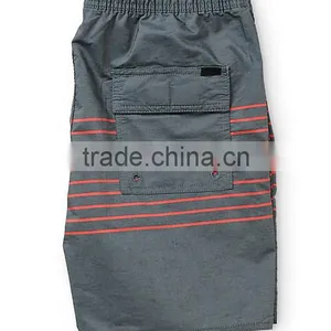 2016 Wholesale Spandex Nylon/cotton Surf Shorts With Elastic Waist Band Drawstring thumbnail-4