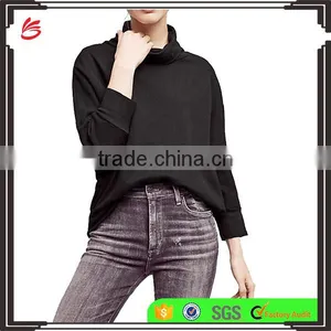 2017 Oem Fashion Wholesale Women Fleece Pullover Hoodie Sweater Women Fleece Pullover Sweater thumbnail-1