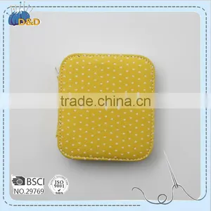 D&D Needlework Materials Yellow Fabric Zipper Pouch Sewing Kit Set With Sewing Accessories Promotional Gift thumbnail-3