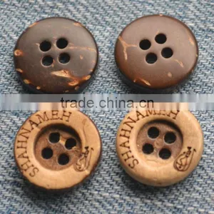 Decorative Fashion Natural Coconut Button thumbnail-1