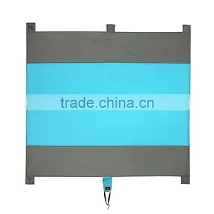Parachute Nylon Waterproof & Sandproof Ripstop Ultra Light Big & Compact Beach Mat thumbnail-6