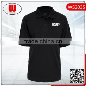 Work Short Sleeve Black Polo Shirt thumbnail-1