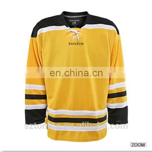 Custom Wholesale Sublimation Blank Ice Hockey Jerseys thumbnail-3