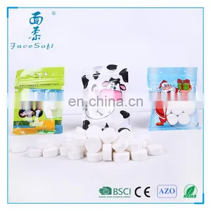 Non-woven Custom Shaped Compressed Tissue/magic Towel/coin Tissue thumbnail-5