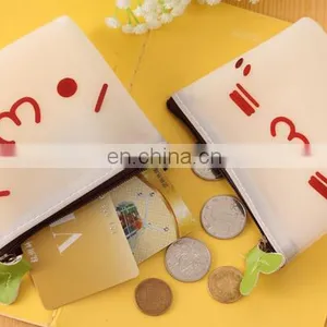 Korean Fashion Candy Color Jelly Glue Coin Purses Children Zipper Change Purse Kids Girl Women Key Earphone Storage Bags thumbnail-5
