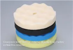 Car Care Cleaning Sponge Flat Foam Pad Wave for Finishing thumbnail-5