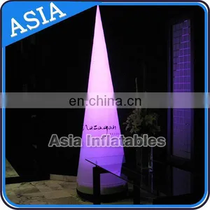 Holiday Decoration Led Tusk For Sale , Inflatable Led Ivory Balloon , Inflatable Curve Cone With Light thumbnail-2