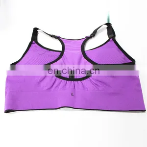 2017 Wholesale Women Sexy Fashion Wire Free Seamless Yoga Wear Sports Bra thumbnail-4