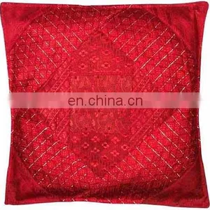Khambria Work Indian Traditional Ethnic Cushion Cover Wholesale thumbnail-1