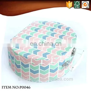 Decorative Wedding Cardboard Suitcase Gift Box Wholesales With Handle thumbnail-3