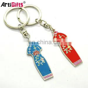 Wholesale Metal Chinese Clothes Keychain thumbnail-1