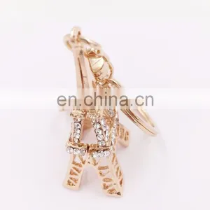 Metal Crystal Iron Tower Keychain Handbag Decoration Fashionable Delicate Gift thumbnail-2