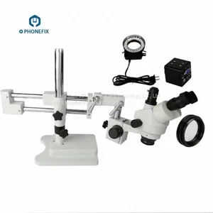 Phone Fix 7-45X Trinocular Stereo Zoom Microscope With VGA Camera thumbnail-1