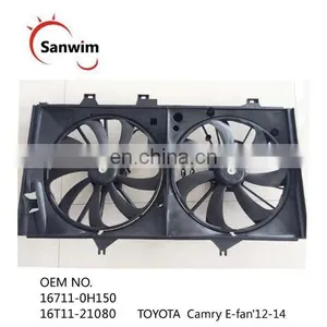 Dual Radiator and Condenser Cooling Fan Assembly For 2012-2014 To-yota Camry thumbnail-1