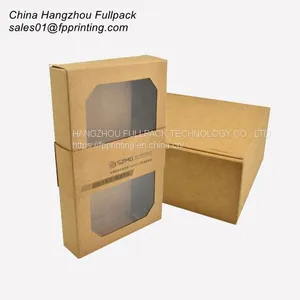 Craft Paper Packaging Box With Clear PET Window thumbnail-1