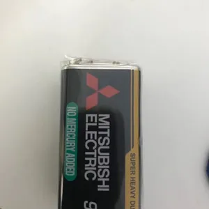 6F22 9V Mitsubishi Super Heavy Duty Carbon Zinc Battery 9V Battery thumbnail-2