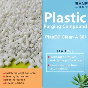 SANP PlasE Clean Purging Compound for Injection Machine PS Carbide Cleaning & Prevention thumbnail-1