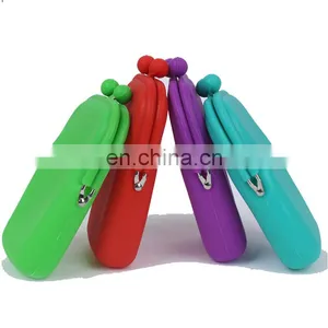 Japanese Style Candy Color Pouch Women Cosmetic Coin Purse Case Clutch Silicone Wallet thumbnail-5