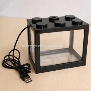 Mini Fashionable Acrylic Fish Tank/Aquarium Good Items for Christmas Decorations thumbnail-2