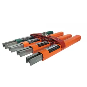 March Galvanized Steel 60A 100A 125A Gantry Crane Conductor Bus Bar System thumbnail-2