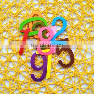 Wholesale Die Cut Cheapest Price Felt Numbers Alphabet Letters for Children From China Supplier thumbnail-1