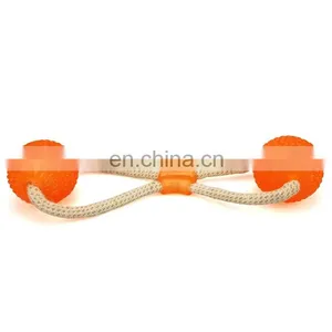 Factory Supply Suction Cup Tug Interactive Toy Dog Ball Toy Dog Rope Toys for Aggressive Chewer thumbnail-4