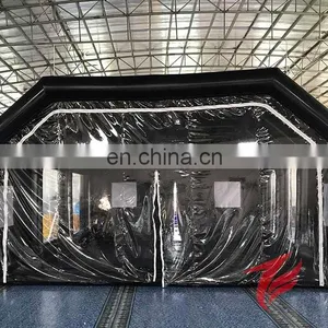 Outdoor Portable Inflatable Spray Paint Tent Car Paint Spray Booth for Sale thumbnail-2