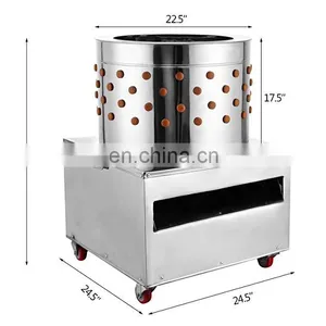 Hot Sale Chuangyuan Bird/Poultry Peeling Machine for Sale Stainless Steel Material Strong Rubber Finger TM-50 thumbnail-1