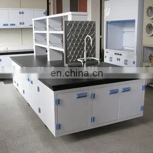 Lab Solid Wooden Workbench Physics Laboratory Instruments Research Pharmacy Used Mobile Laboratory Pathology thumbnail-4