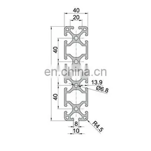 SHENGXIN T Slot 40160 Industrial Aluminium Extrusion Profiles thumbnail-2