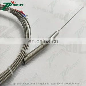 Stainless Steel Probe 0~400C Temperature Sensor J Type Thermocouple in Probe 2*90mm thumbnail-4