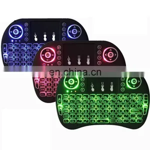 Hot Selling Backlight 2.4GHz I8 Mini Wireless Keyboard Touch I8 Air Fly Mouse Backlit Keyboard For Android Tv Box thumbnail-5