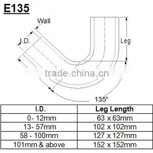 Flexible High Performance Turbo Intercooler 135 Degree Elbow Silicone Hose From China Supplier thumbnail-6