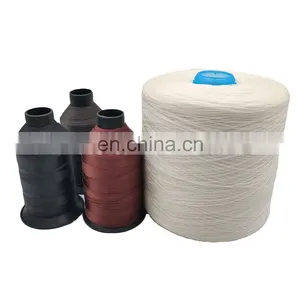 Factory Supply Hot Selling Dyed Colors Inner Bonded Raw White Heavy Duty Bonded Nylon Thread thumbnail-1