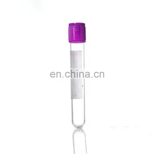 Plastic Ordinary Vacuum Collecting Tube PET Red Cap Plain Tube for Hospital thumbnail-4