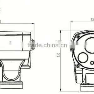 IP66 Waterproof Bullet Ptz ip Camera Camera, Adjust for Pan/Tilt/Zoom,fisheye ip Camera thumbnail-4