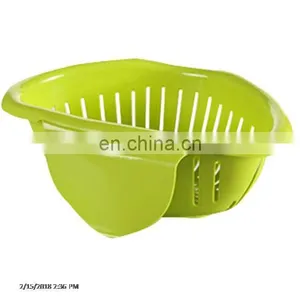 Plastic Fruit Vegetables Washing Basket Colander thumbnail-1